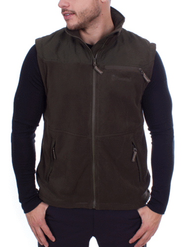 Pinewood Finnveden Fleece Vest/ Bodywarmer (Green)