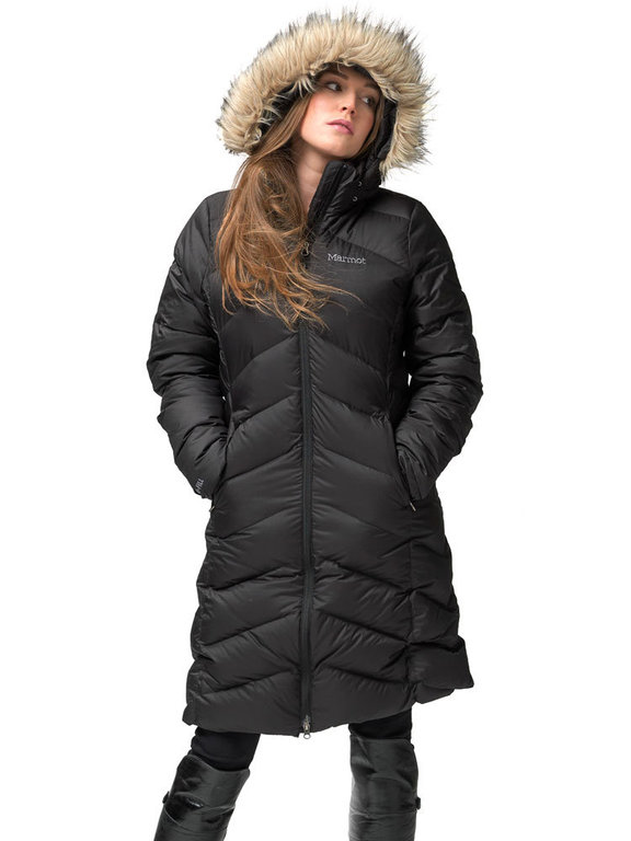 Marmot black coat clearance