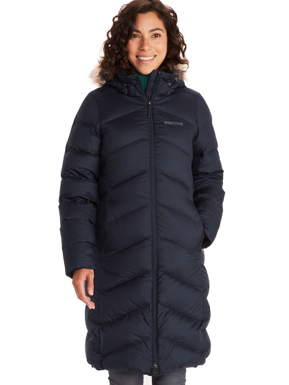 Marmot Women's Montreaux Coat (Midnight Navy) 700 Fill Down Wintercoat