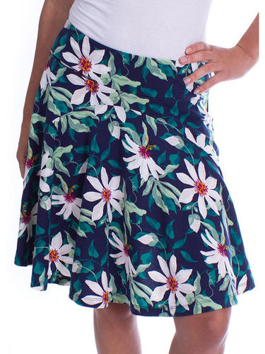 Royal Robbins Essential Tencel Skirt (Ink Blue Pattern)