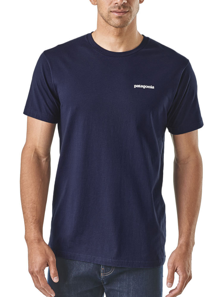 Patagonia Men s P 6 Logo Organic T Shirt Classic Navy Tee