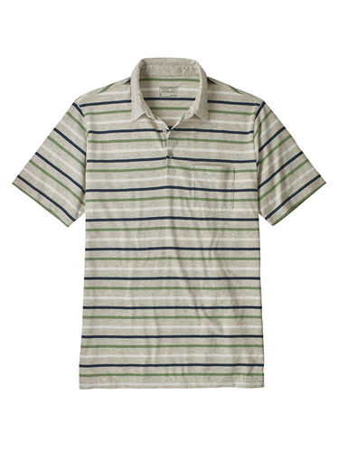 Patagonia Squeaky Clean Polo (Terrain Multi: Tailored Grey)