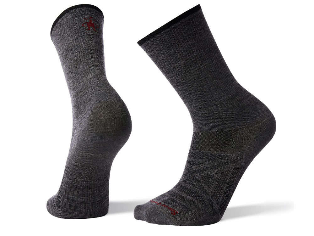 SmartWool PhD Outdoor Ultralight Crew (Medium Gray)