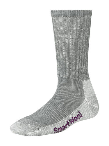 SmartWool Women's Hike Light Crew (Light Gray)