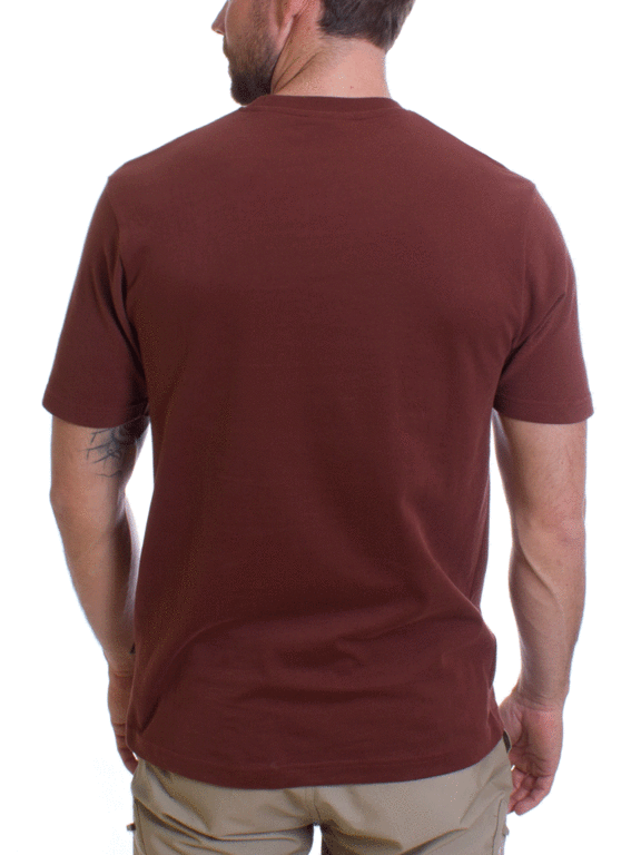 pinewood outdoor life t shirt dark copper outdoor tee pinewood size chart