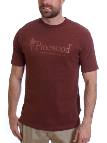 Pinewood Outdoor Life T-shirt (Dark Copper)