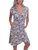 Royal Robbins Noe Cross-Over Dress (Lt Taupe Print)