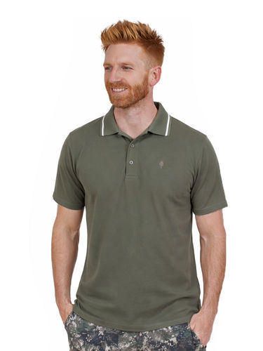 Pinewood Heren Outdoor Life Polo-Shirt (Mid Green)