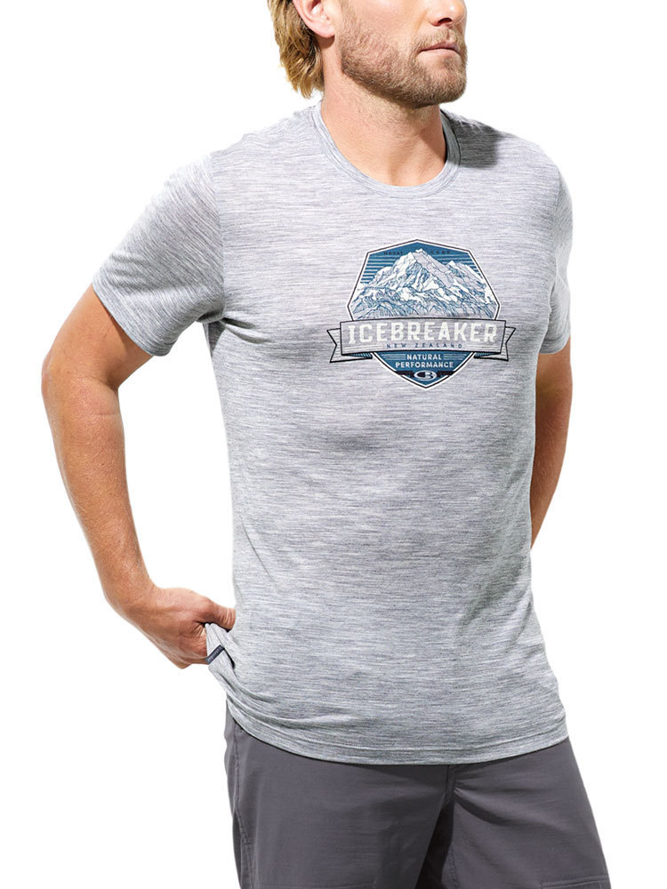 Icebreaker men's tech lite short sleeve crewe hot sale