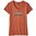 Patagonia Dames Fitz Roy Cotton V-Neck T-Shirt (Canyon Brown)