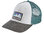 Patagonia Shop Sticker Patch LoPro Trucker Hat (White w/Forge Grey)