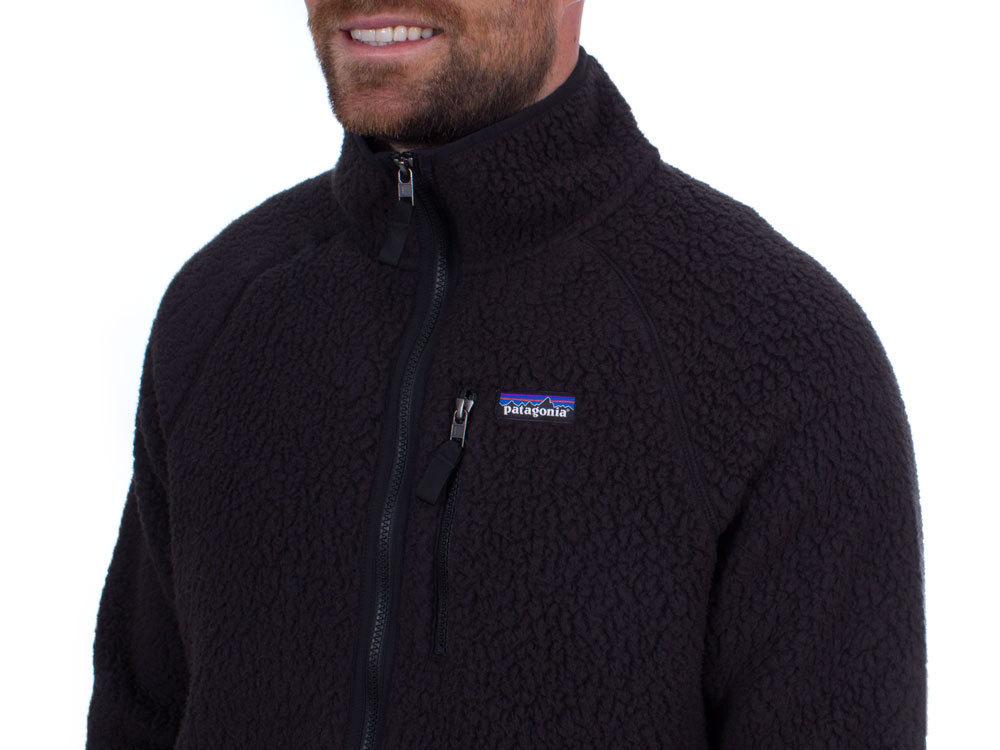 Black fleece shop jacket men's