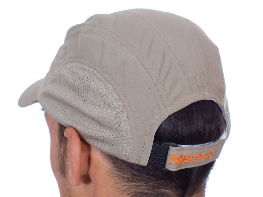 【新品】Marmot Long Bill Cap beige Armycrew 4 Inch Extra Long Bill Mesh Back Ball Cap - Beige