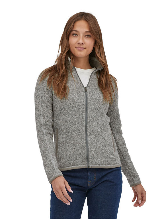 Patagonia women's better sweater fleece jacket birch white sales
