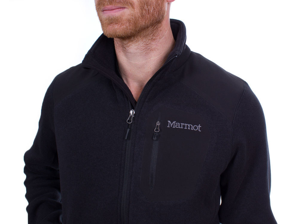 Marmot Men s Wrangell Jacket Black Black Fleece