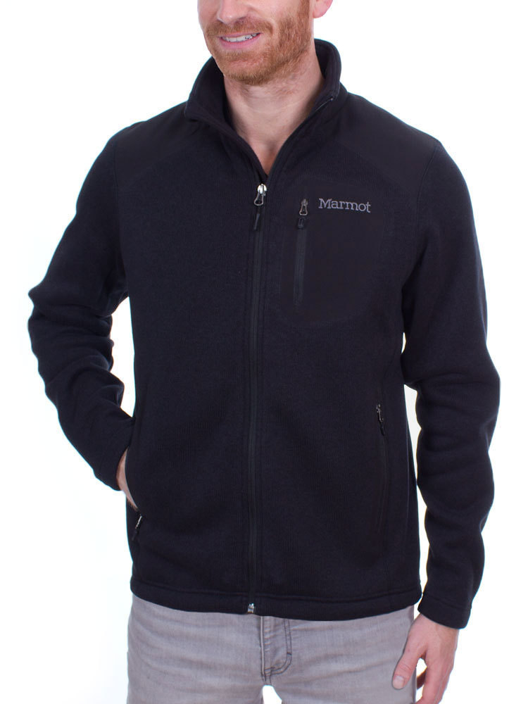 Marmot Men s Wrangell Jacket Black Black Fleece