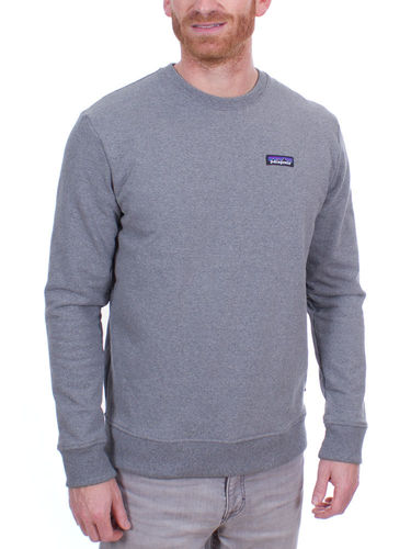 Patagonia Heren P-6 Label Uprisal Crew Sweater (Gravel Heather)