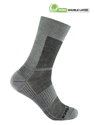 Wrightsock Merino Coolmesh-II Crew (Grey/Smoke)