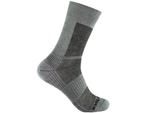 Wrightsock Merino Coolmesh II Crew Grey Smoke Anti Blister Sock