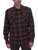 Pinewood Men's Prestwick Exclusive LS Shirt (Dark Navy/ Dark Copper)