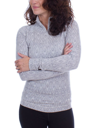 Icebreaker Women's Siren SS Sweetheart (Snow) Merino Base Layer Top