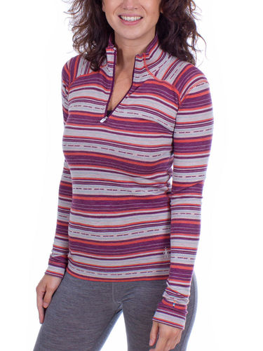 Smartwool women's nts mid 250 pattern zip top outlet