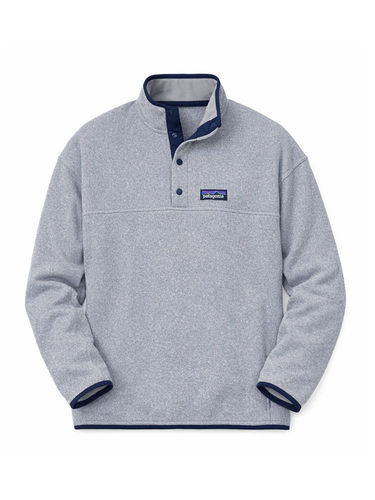 Patagonia Men's LW Better Sweater Marsupial P/O - Feather Grey