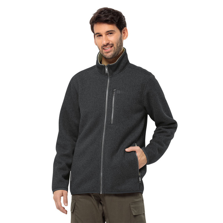 Jack Wolfskin Men's Robson Fjord Jacket (Phantom) Fleece