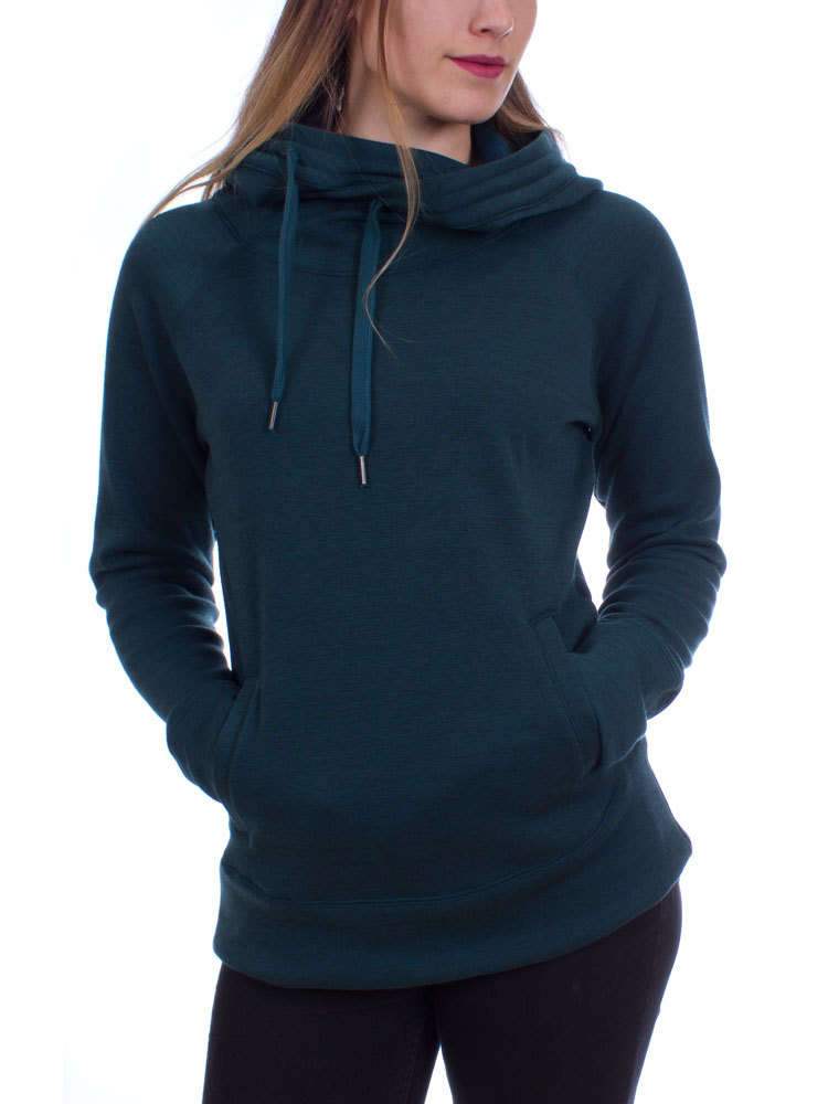 Rowan Hoody (Deep Teal Heather) Fleece