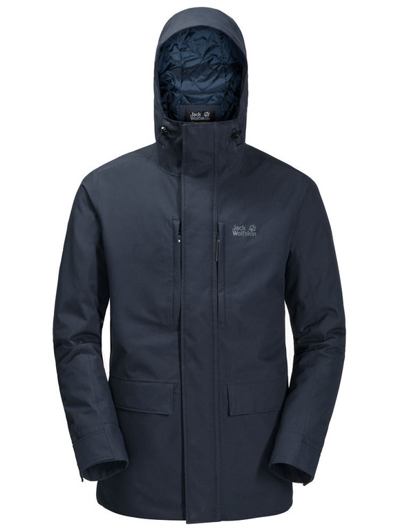 Jack Wolfskin Men's West Coast Jacket (Night Blue) Insulating Winterjacket