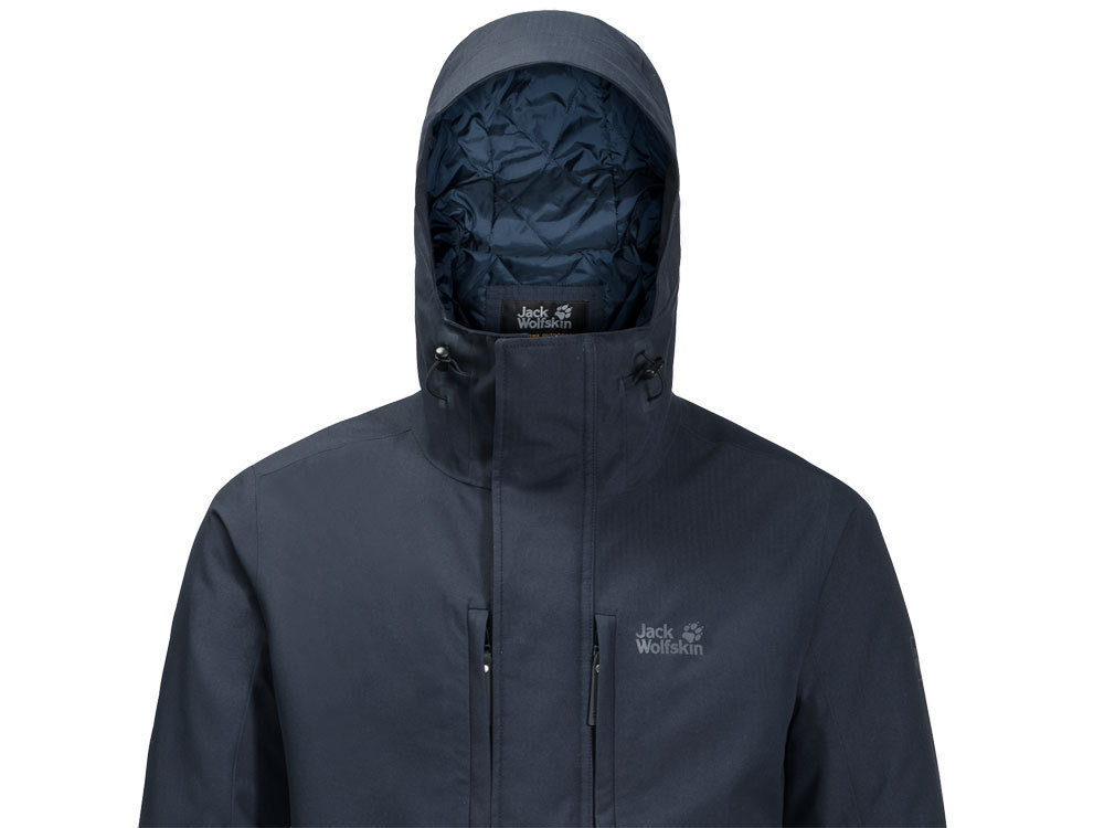 Jack Wolfskin Men s West Coast Jacket Night Blue Insulating Winterjacket