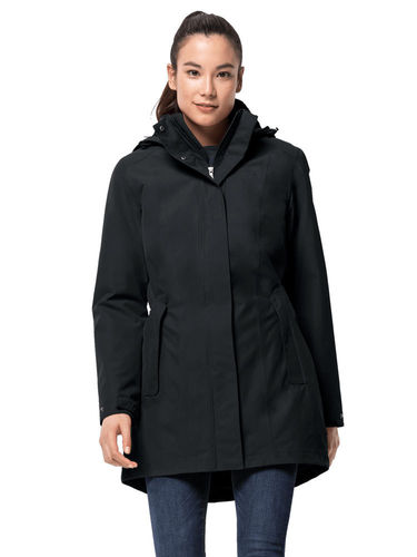 Jack Wolfskin Dames Madison Avenue Coat (Phantom)