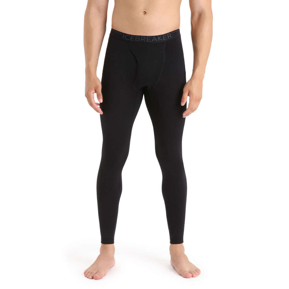 Icebreaker Men's 200 Oasis Legging with Fly (Black)