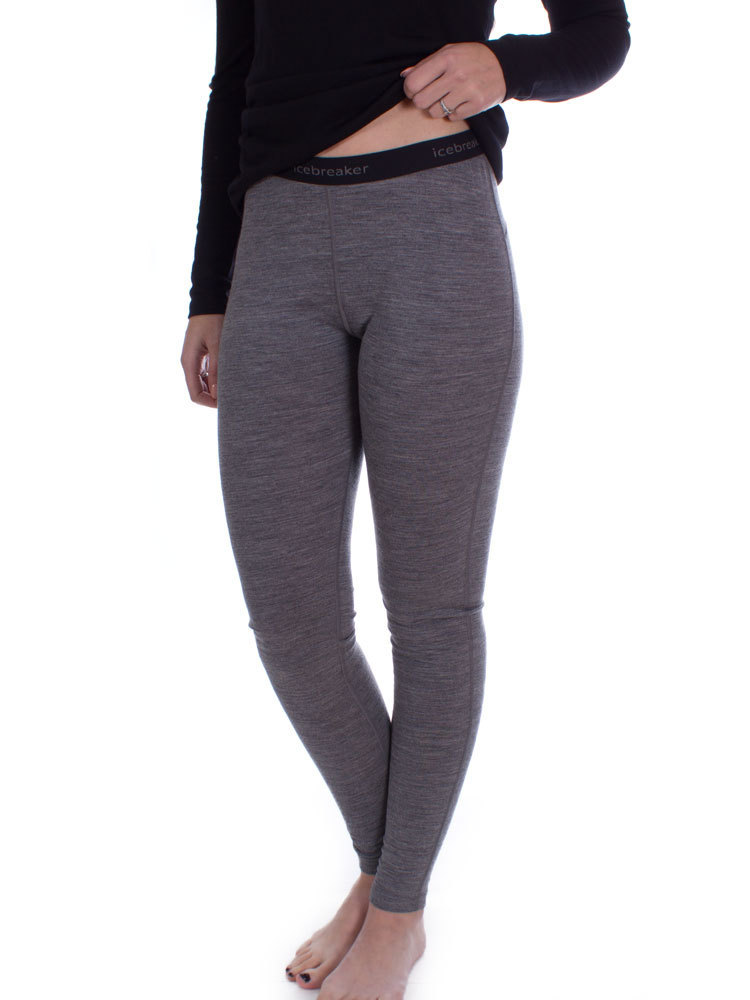 Icebreaker Women's 200 Oasis Leggings (Gritstone Heather) Next To