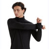 Icebreaker Men's 200 Oasis LS Half Zip (Black)