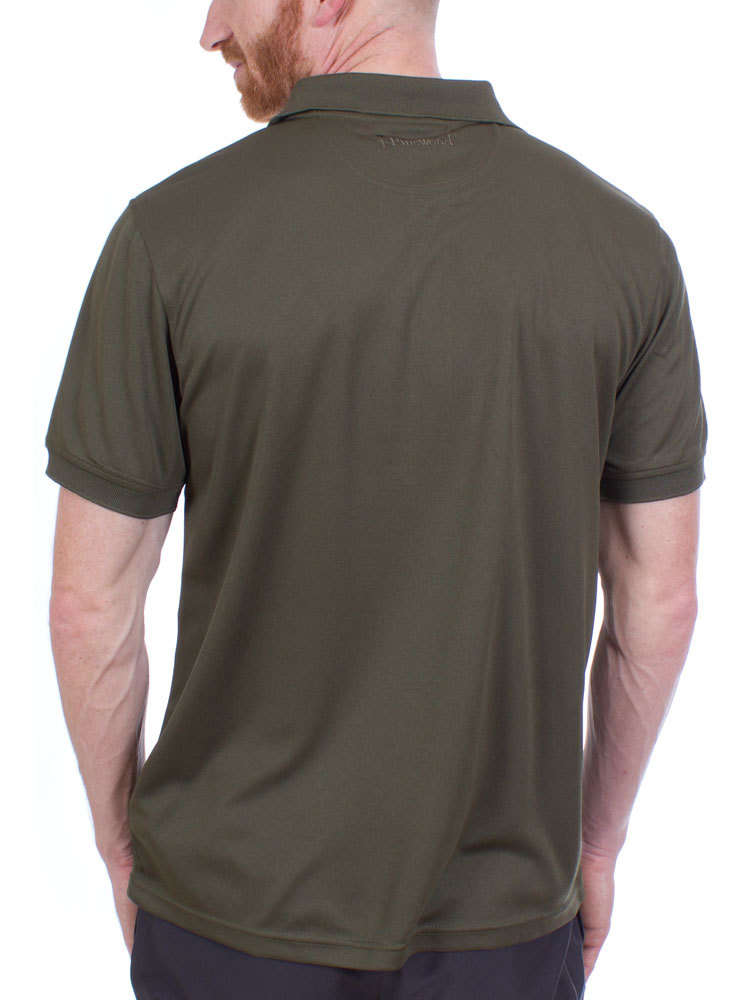 Pinewood Heren Polo Shirt Ramsey Coolmax (Green) Outdoor Polo