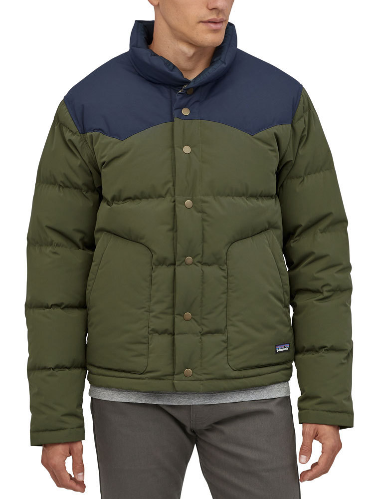 Patagonia Men's Bivy Down Jacket (Kelp Forest) Isolated Jacket