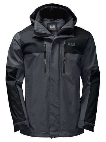 Jack Wolfskin Heren Jasper Flex Jacket (Ebony)