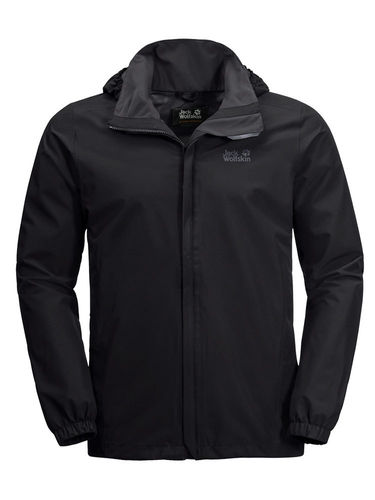 Jack Wolfskin Heren Stormy Point Jacket (Black)