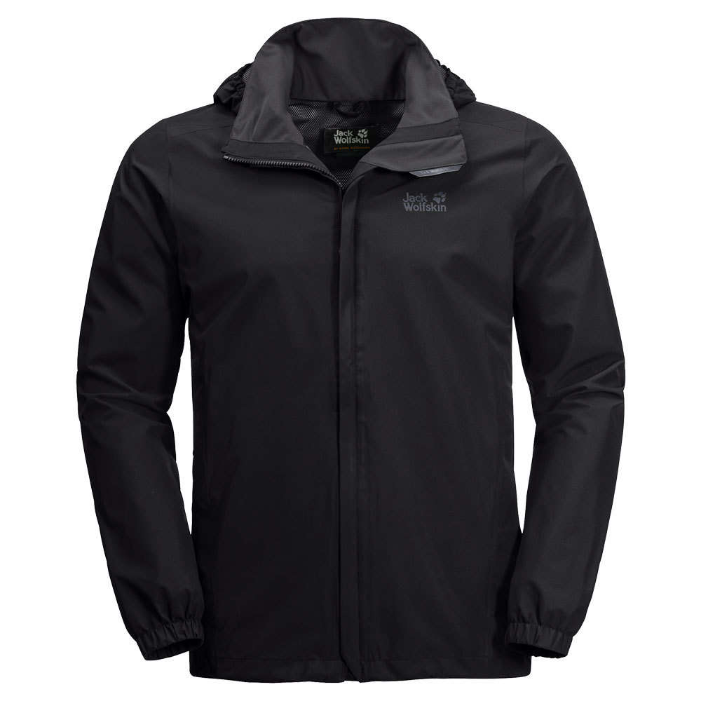 Jack Wolfskin Men's Stormy Point Jacket (Black)