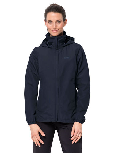 Jack Wolfskin Dames Stormy Point Jacket (Midnight Blue)