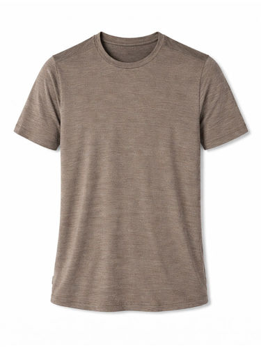 Icebreaker Men's Sphere SS Crewe - Driftwood Heather