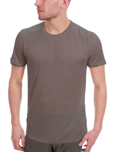 Icebreaker Men's Sphere SS Crewe (Driftwood Heather)