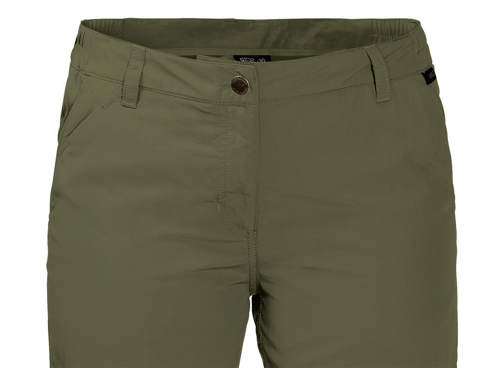 Jack Wolfskin Women s Kalahari 3 4 Pants Delta Green Outdoor Pants