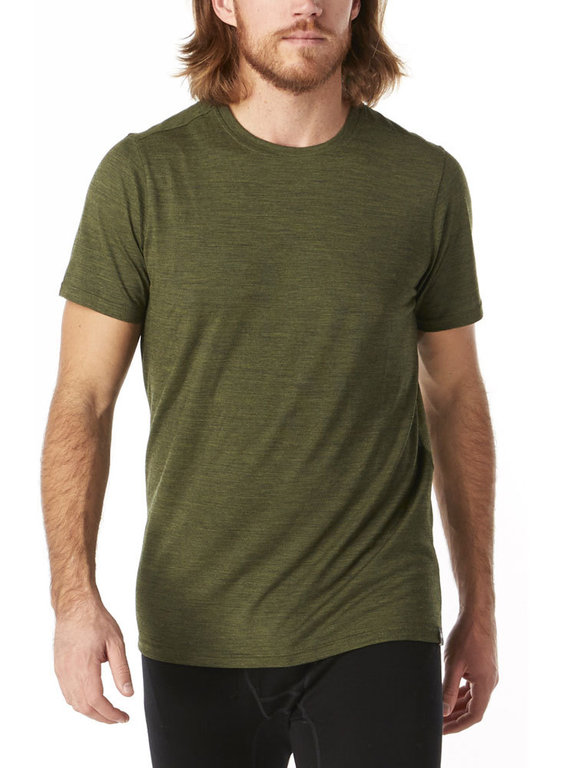 Smartwool Men's Merino 150 Tee (Moss Green Hthr) Shirt