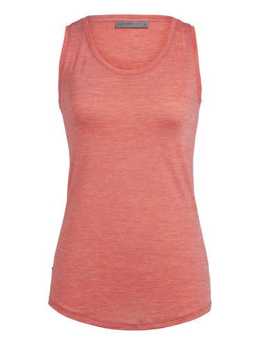 Icebreaker Women's Sphere Tank (Fire)