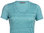 Icebreaker Women's Tech Lite SS Scoop 1000 Lines (Lagoon)