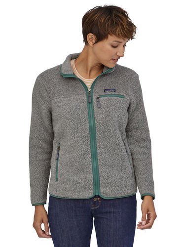 Patagonia Dames Retro Pile Jacket (Salt Grey)