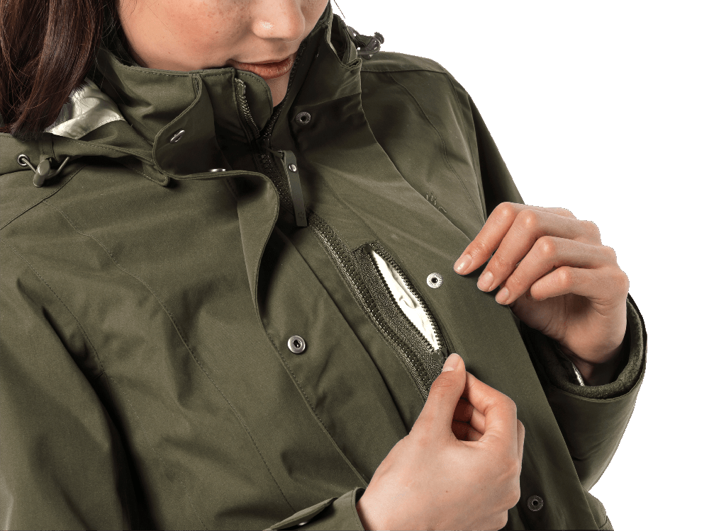Jack Wolfskin Women\'s Ottawa Coat (Granite) 3-in-1 Insulating Jacket