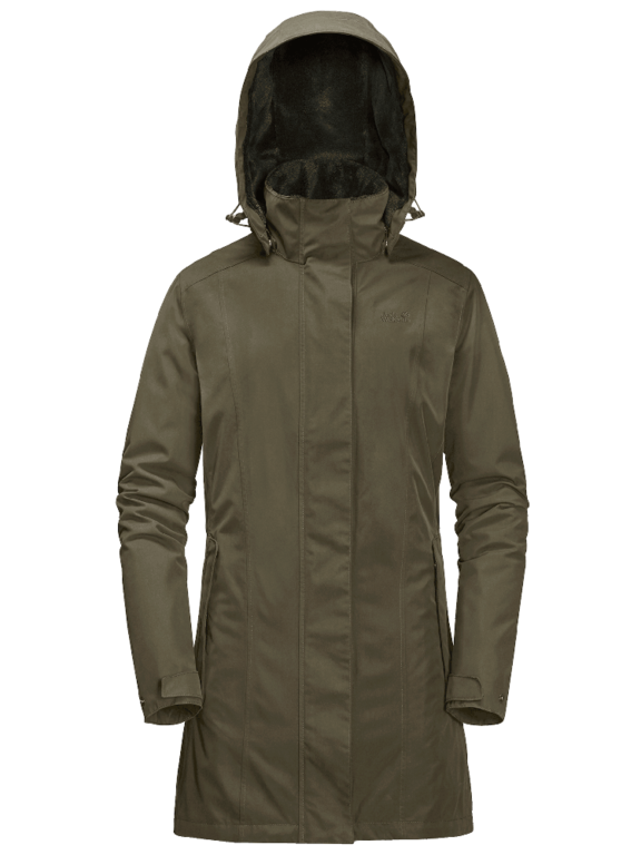 Jack Wolfskin Women s Madison Avenue Coat Granite 3 in 1 Insulating Jacket